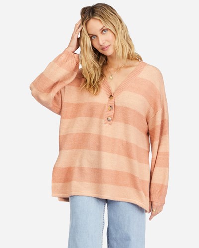 Billabong Sol Chasing Tunic Sueter Ginger | LJODWP718