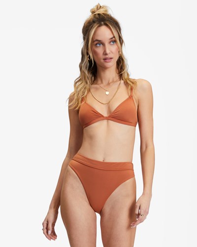 Billabong Sol Searcher Ceci Triangle Bikini Top Bronze | PWAOKX203