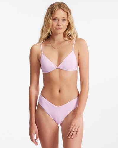 Billabong Sol Searcher Ceci Triangle Bikini Top Blush Crush | QCOKAP954