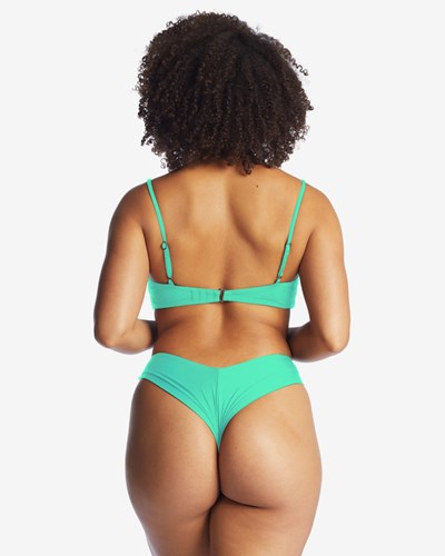 Billabong Sol Searcher Fiji Bikini Bottoms Verde | IGYKDO385