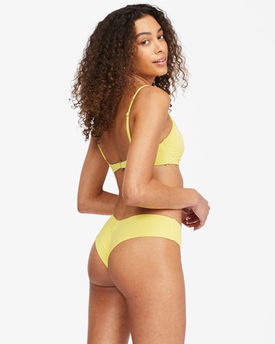 Billabong Sol Searcher Fiji Bikini Bottoms Citron | ZUNEIM402