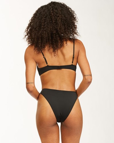 Billabong Sol Searcher Havana Bikini Bottoms Negras | DJBTLF015