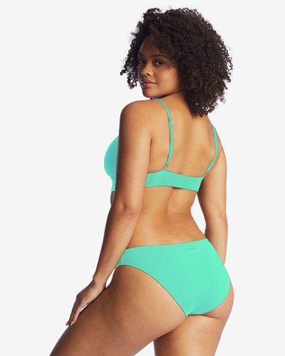 Billabong Sol Searcher Lowrider Bikini Bottoms Verde | EBJWMA894