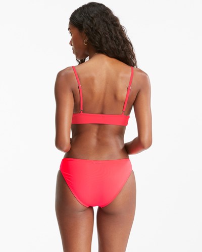 Billabong Sol Searcher Lowrider Bikini Bottoms Coral | EQKSDY975