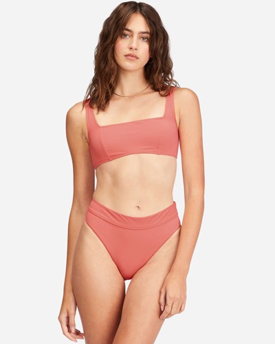 Billabong Sol Searcher Seamed Tank Bralette Bikini Top Lifes A Peach | LYEGPJ201