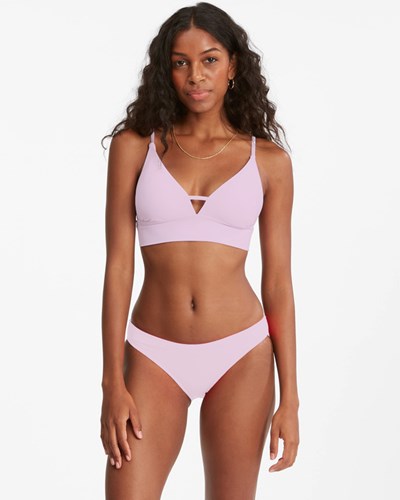 Billabong Sol Searcher V-Neck Cami Bikini Top Blush Crush | VCOHAI678