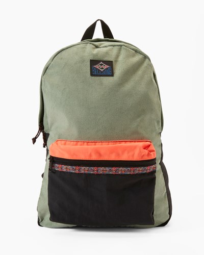 Billabong Sons Of Fun Corduroy Backpack Sage | HSILNO612