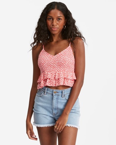 Billabong Stay Cool Crop Top Fuego | DHONPR183