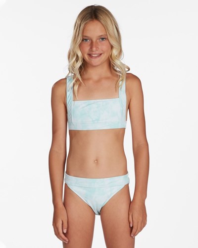 Billabong Summer Love Tank Bikini Set Verde Menta | LXNAWH893