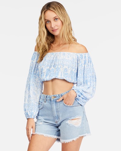 Billabong Sun Daze Top Crop Top Salt Crystal | WUMSAY214