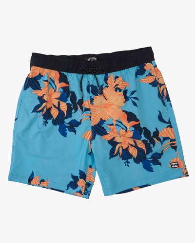 Billabong Sundays Layback Boardshorts 16" Azules | HDYZGB508