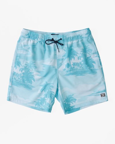 Billabong Sundays Layback Boardshorts 17" Azules | KDSLUW705