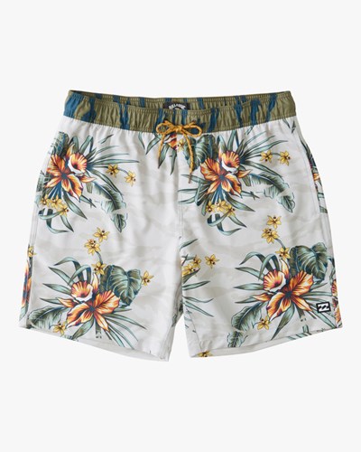 Billabong Sundays Layback Boardshorts 17" Stone | PBGZKR641