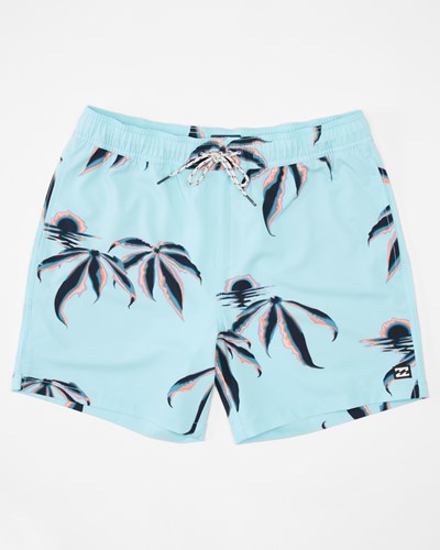 Billabong Sundays Layback Boardshorts 17" Aqua | RSNETX069