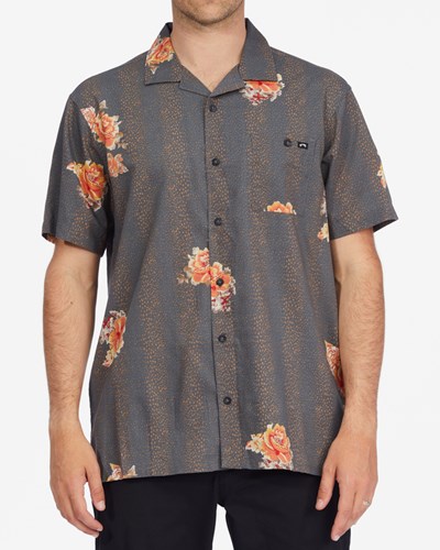 Billabong Sundays Vacay Corta Sleeve Shirt Mud | CYJTAU359