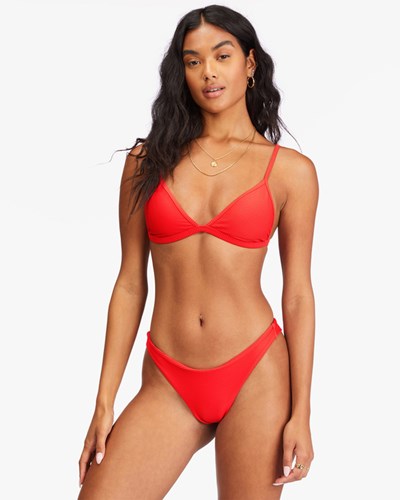 Billabong Tanlines Ceci Triangle Bikini Top Hot Pepper | NCWFXM142