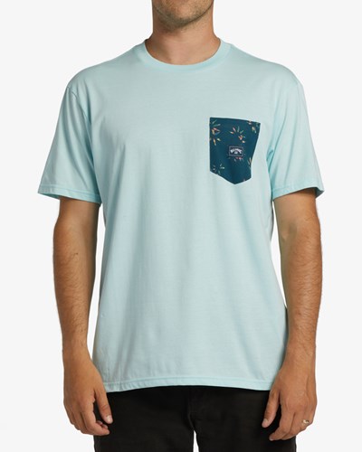 Billabong Team Pocket T-Shirt Coastal | OHQUEK257