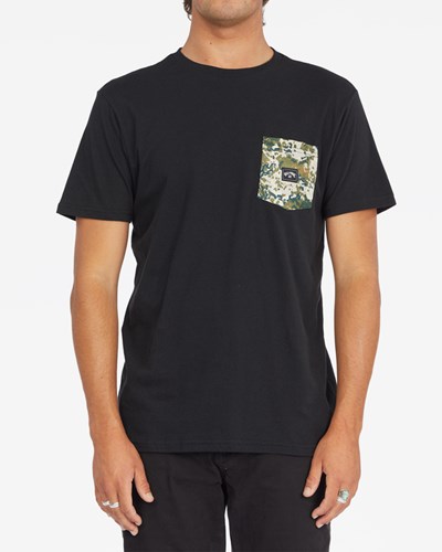 Billabong Team Pocket T-Shirt Negras | IUKZHD912