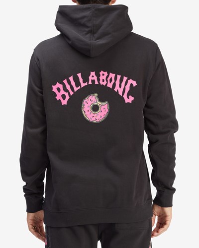 Billabong The Simpsons Donut Pullover Hoodie Negras | ZVEWXT912