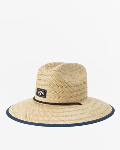 Billabong Tides Print Straw Lifeguard Hat Neon | HNAQKY809