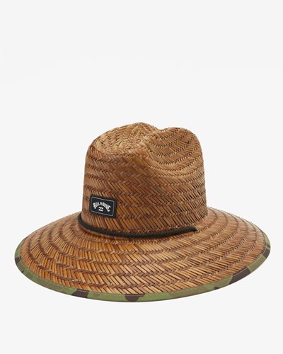 Billabong Tides Print Straw Lifeguard Hat Camuflaje | LUCWOE745