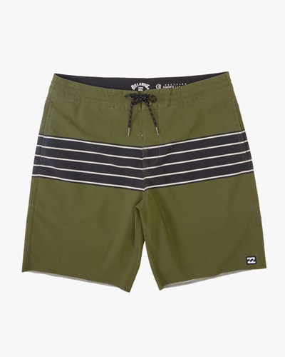 Billabong Tribong Lo Tide Boardshorts 19" Military | JQFRPH572