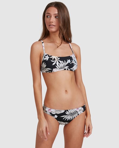 Billabong Tropicool Billie Bralette Bikini Top Negras | RWCJFY451