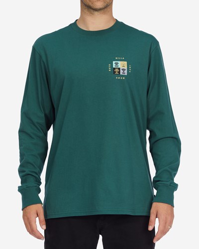 Billabong Unison Long Sleeve T-Shirt Cypress | VUSTXB738