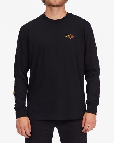 Billabong Unity Long Sleeve T-Shirt Negras | OSGHYM673