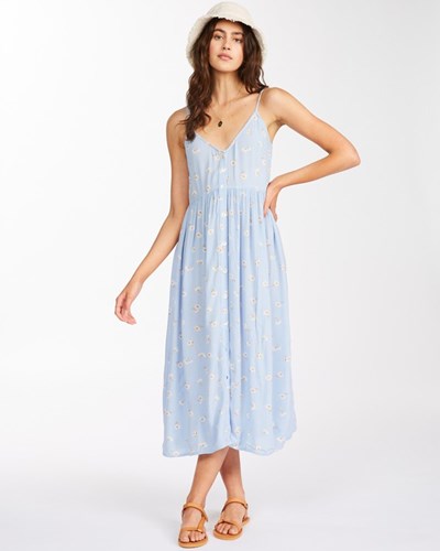 Billabong Venice Babe Midi Slip Vestido Rain Drop | HRJXWM986