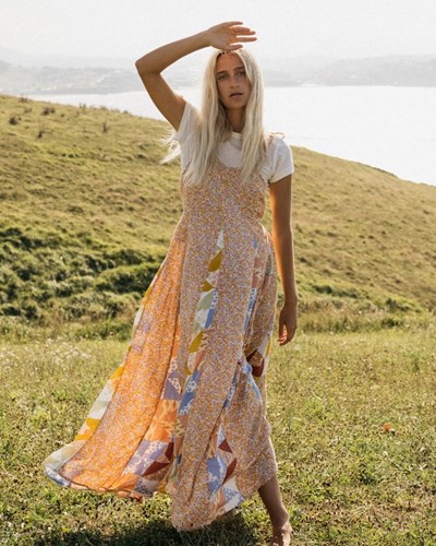 Billabong Vintage Gal Maxi Vestido Multi | ABEHXR126