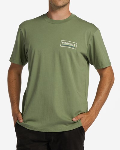 Billabong Walled Corta Sleeve T-Shirt Sage | HFZQJY689