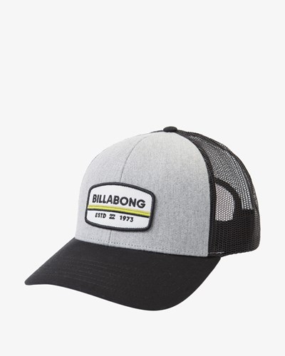 Billabong Walled Trucker Hat Black/Grey | XPUERH579