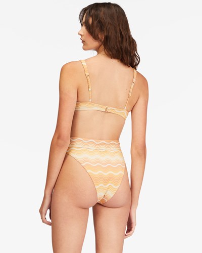 Billabong Wave Hello Rise Bikini Bottoms Multi | MUCOLW793