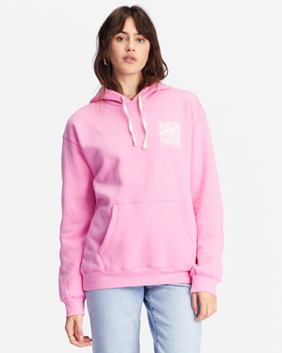 Billabong Wave Tribe Estampadas Hoodie Rosas | WKDQJE852