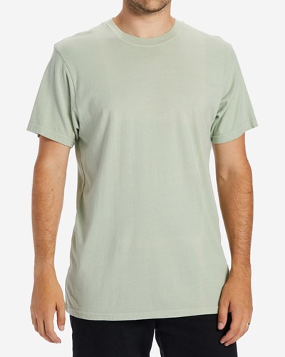 Billabong Wave Washed Corta Sleeve T-Shirt Verde Menta | XNGQKA274