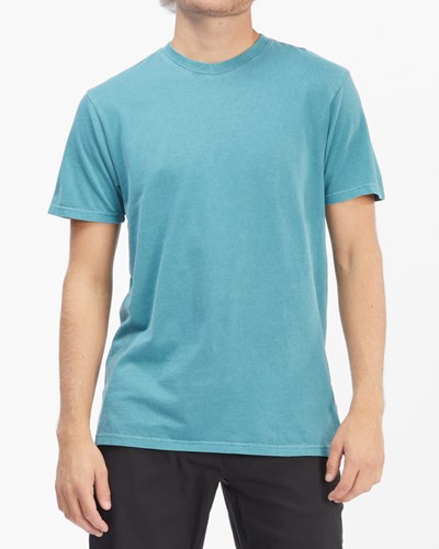 Billabong Wave Washed Corta Sleeve T-Shirt Azules | ZICARN375