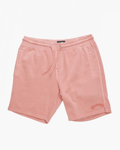 Billabong Wave Washed Elastic Cintura Sweatshorts Rosas | DYOCWR045