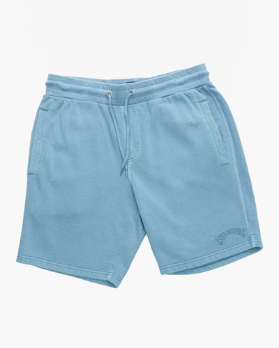 Billabong Wave Washed Elastic Cintura Sweatshorts Azules | FIMXYT578