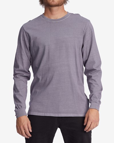 Billabong Wave Washed Long Sleeve T-Shirt Moradas | LWVAKX618