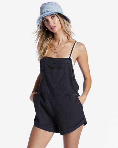 Billabong Wild Pursuit Romper Negras | YZQHWD342