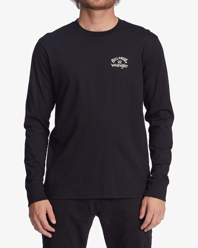 Billabong Wrangler Rancher Organic Long Sleeve T-Shirt Negras | JNQPOF402