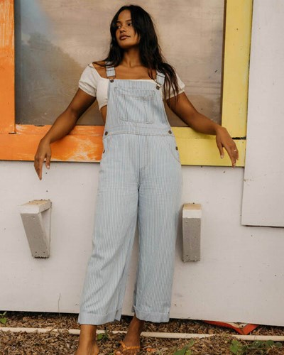 Billabong Wrangler Well Suited Denim Overalls Azules | WECKYJ839