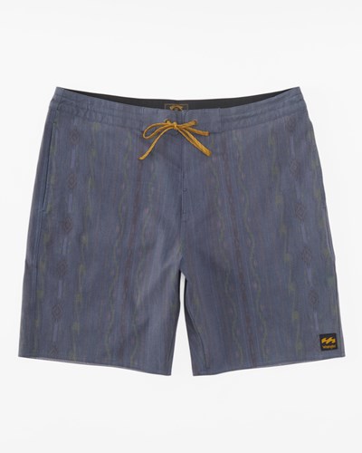 Billabong Wrangler Wesley Lo Tide Boardshorts 18" Indigo | VEBSFM375