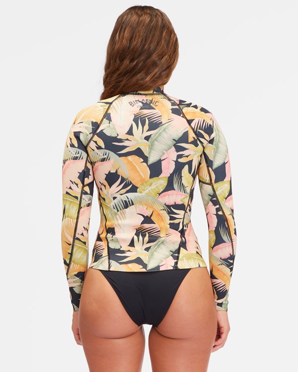 Billabong 1mm Peeky Wetsuit Jacket Jungle Night | KWPLUB729