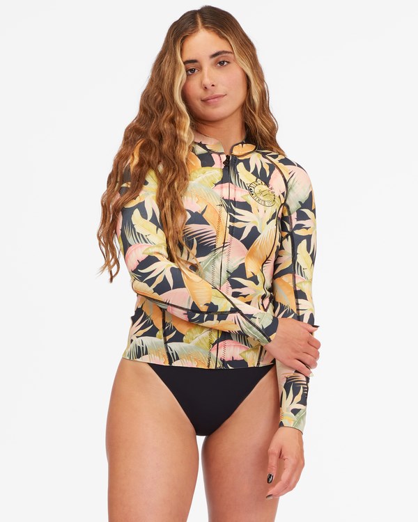 Billabong 1mm Peeky Wetsuit Jacket Jungle Night | KWPLUB729