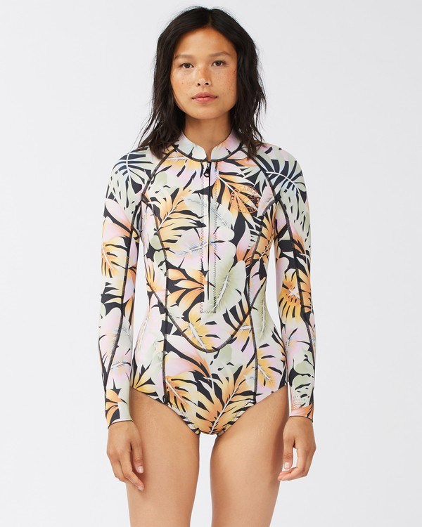 Billabong 2/2 Salty Dayz Long Sleeve Spring Suit Negras | AJZXOT749