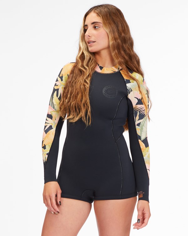 Billabong 2/2 Spring Fever Long Sleeve Spring Suit Jungle Night | FXRIYH710