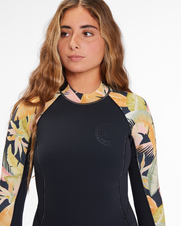 Billabong 2/2 Spring Fever Long Sleeve Spring Suit Jungle Night | FXRIYH710