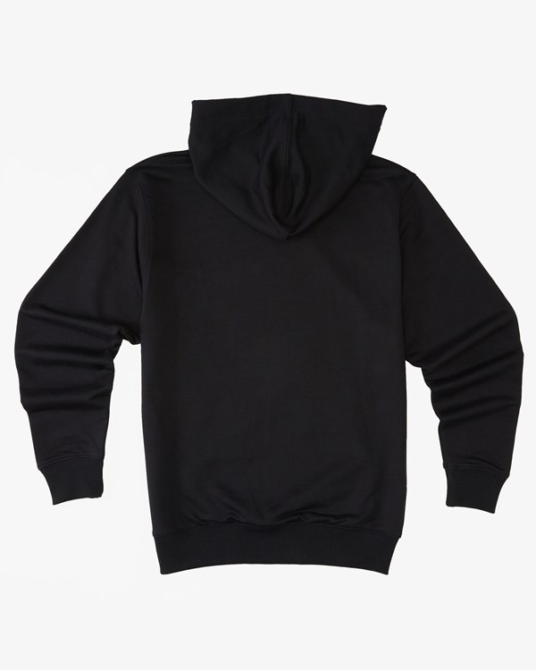 Billabong (2-7) All Day Organic Pullover Hoodie Black/Black | FYBPNK971